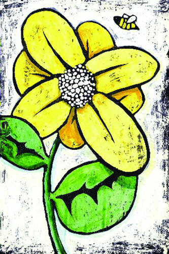 Yellow Flower Graphic